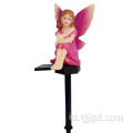 Enamel Flower Fairy Courtyard Light